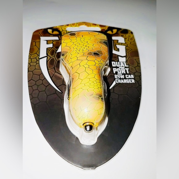 MobileSpec MBSSP21DC Orange/Yellow 12V Plug 2x USB Car Charger - Picture 4 of 7